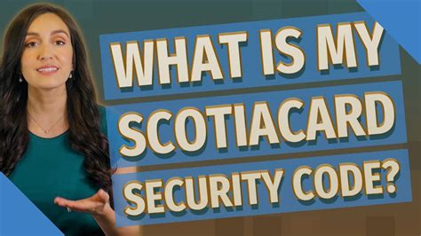 scotiacard security code